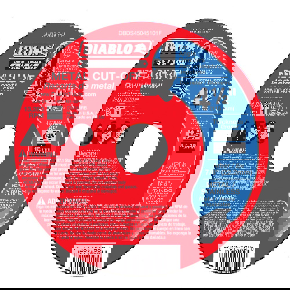 4-1/2 x 0.045 in. Cut Off Disc